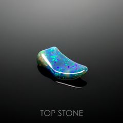 ◇バロック型◇ブラックオパール エチオピア産 ルース 1.61ct[210913248]15.2×6.9mm前後