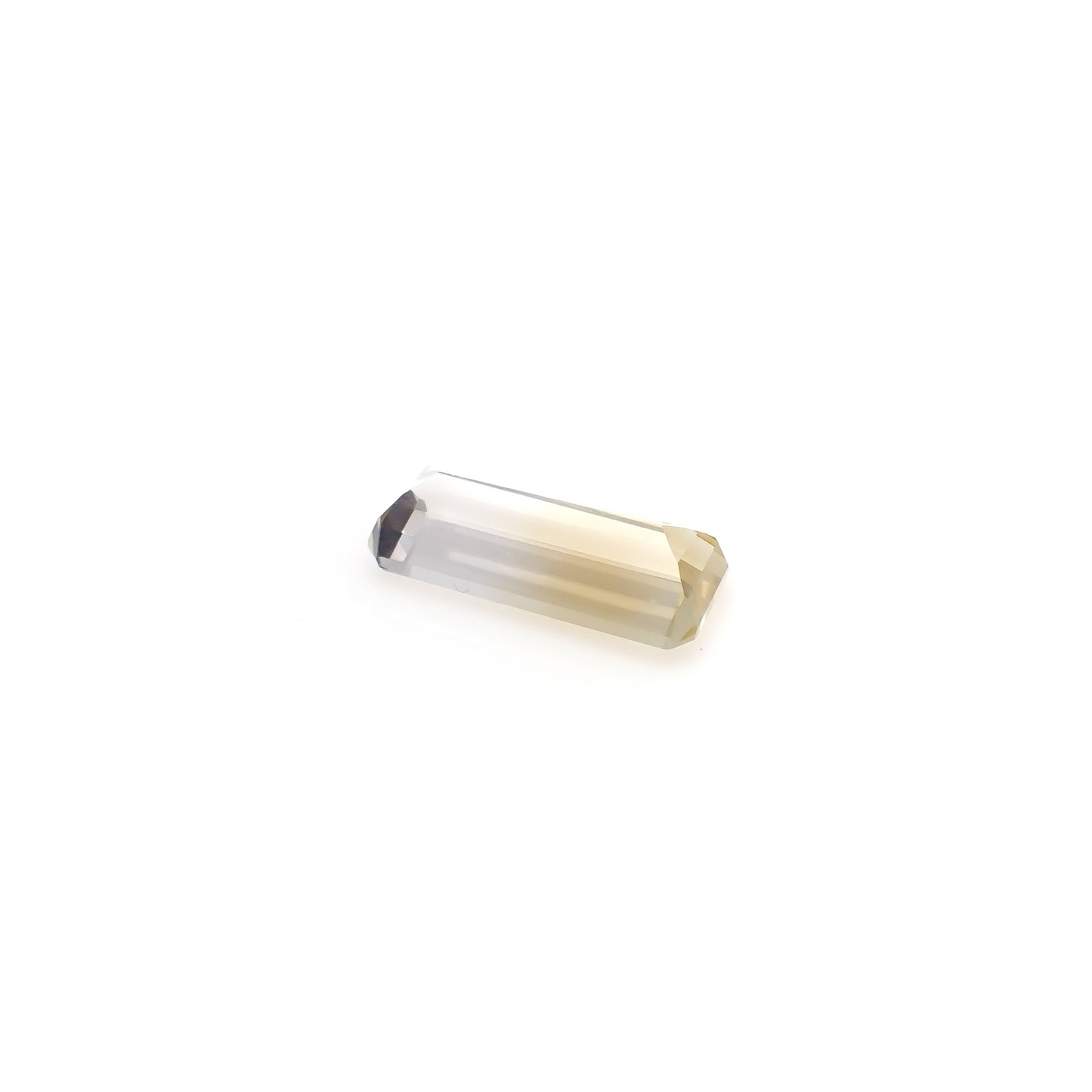 バイカラーシトリン ブラジル・ミナスジェライス州産 11.97ct[240326470]22.6x9.3mm前後