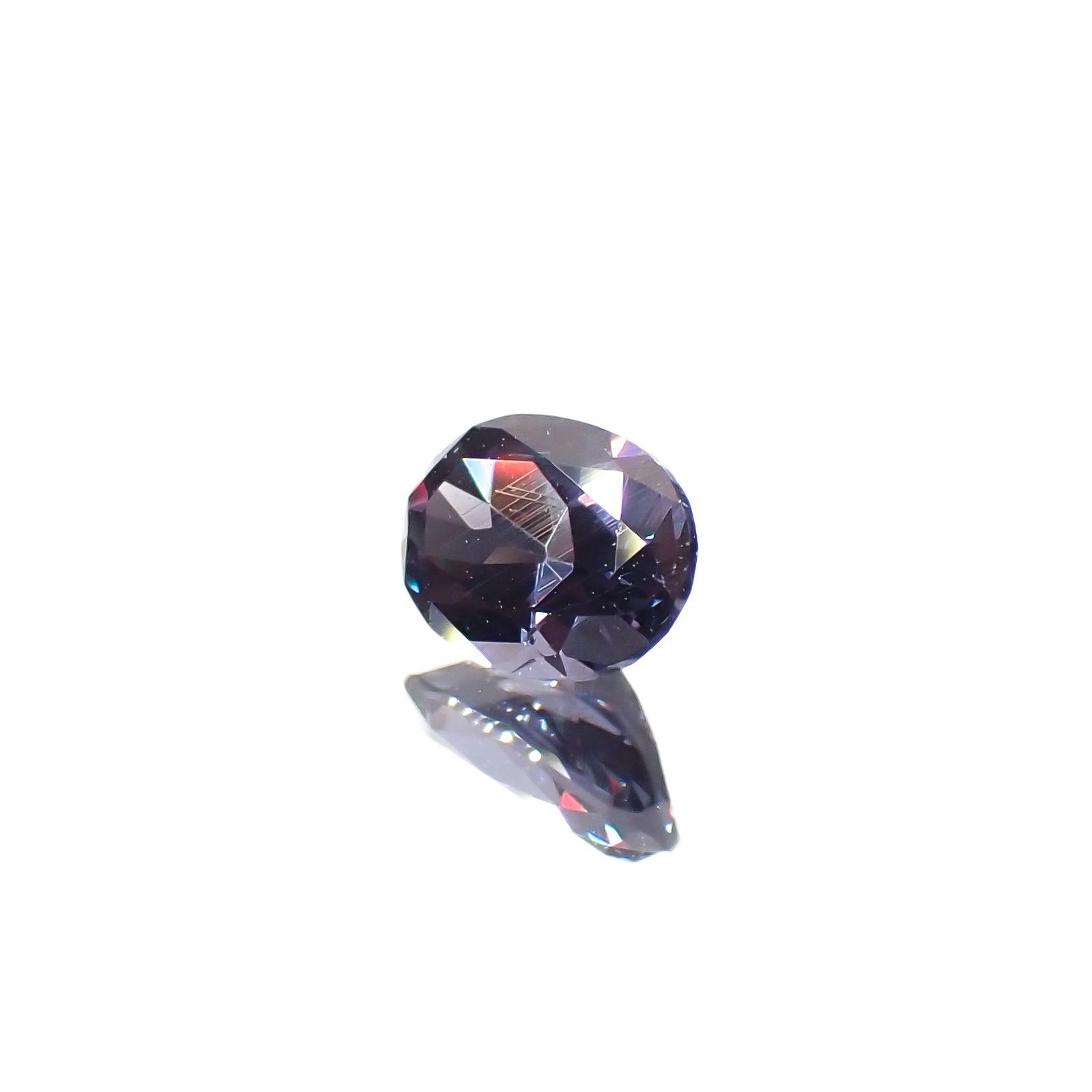 ベキリーブルーガーネット（カラーチェンジガーネット アレキタイプ） マダガスカル・ベキリー産 0.52ct[240125483]5.4x4.1mm前後