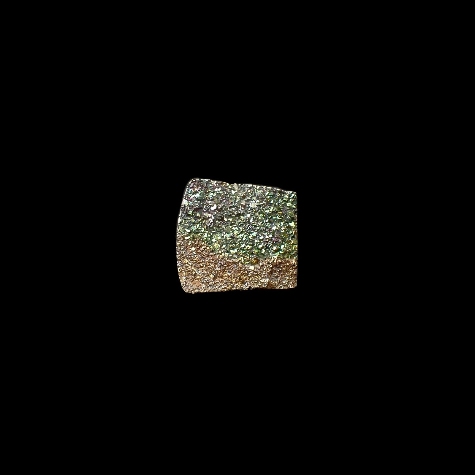 レインボーパイライト 原石 ロシア産 10.81ct[240527464]13.6x13mm前後