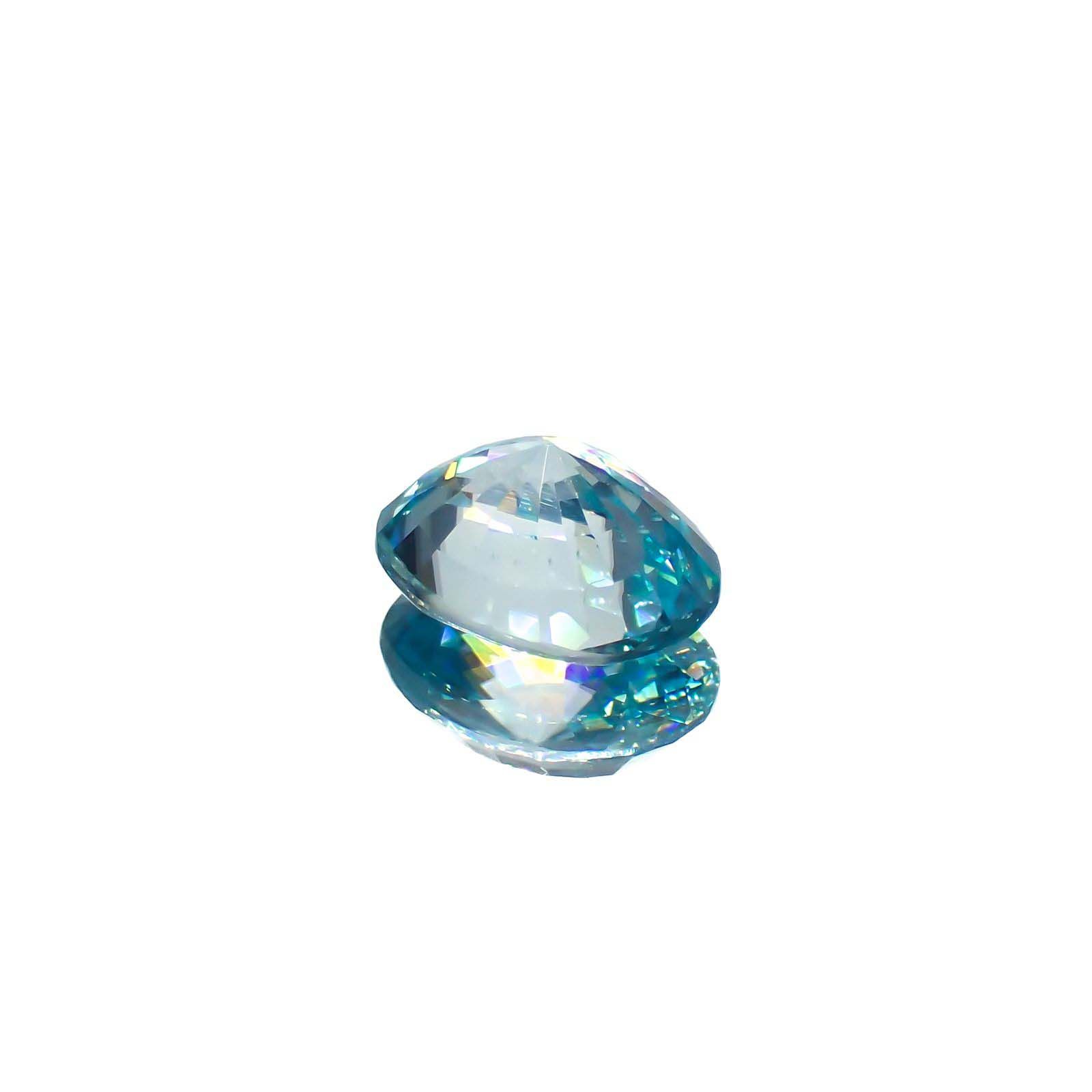 ブルージルコン カンボジア産 2.05ct[221018656]8.1x6.1mm前後