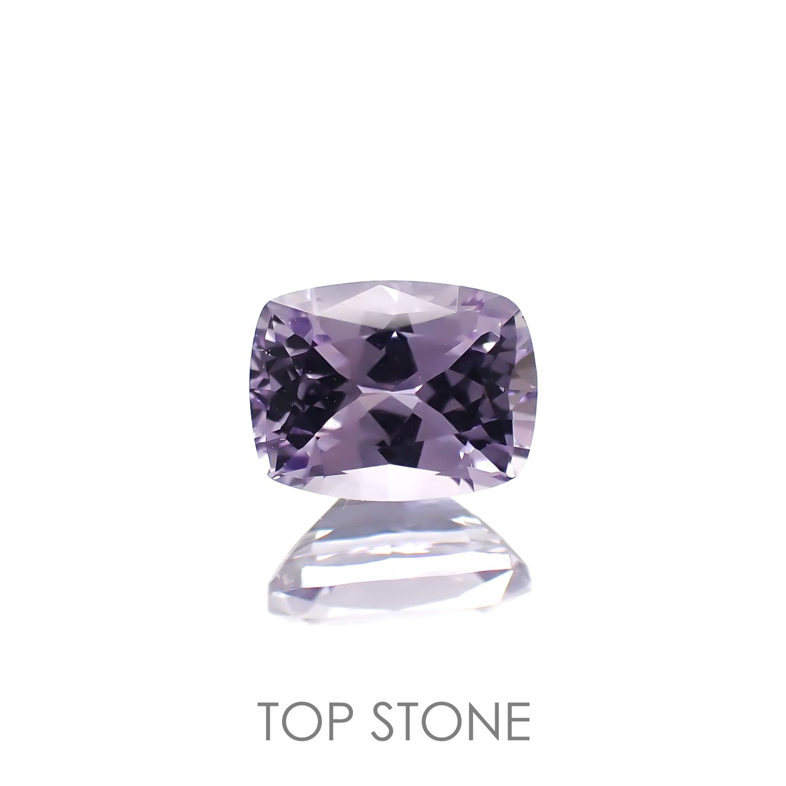 ラベンダーサファイア(宝石名サファイア)スリランカ/マダガスカル産 0.90ct 識別済[220817464]6.2x4.7mm前後