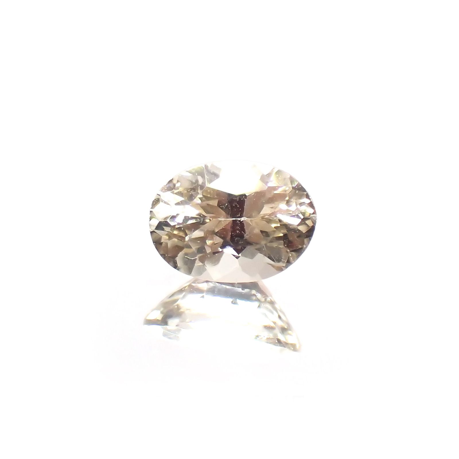 シンハライト(宝石名シンハライト)スリランカ産 識別済 0.40ct / 5.2x3.7mm前後 [260413713]