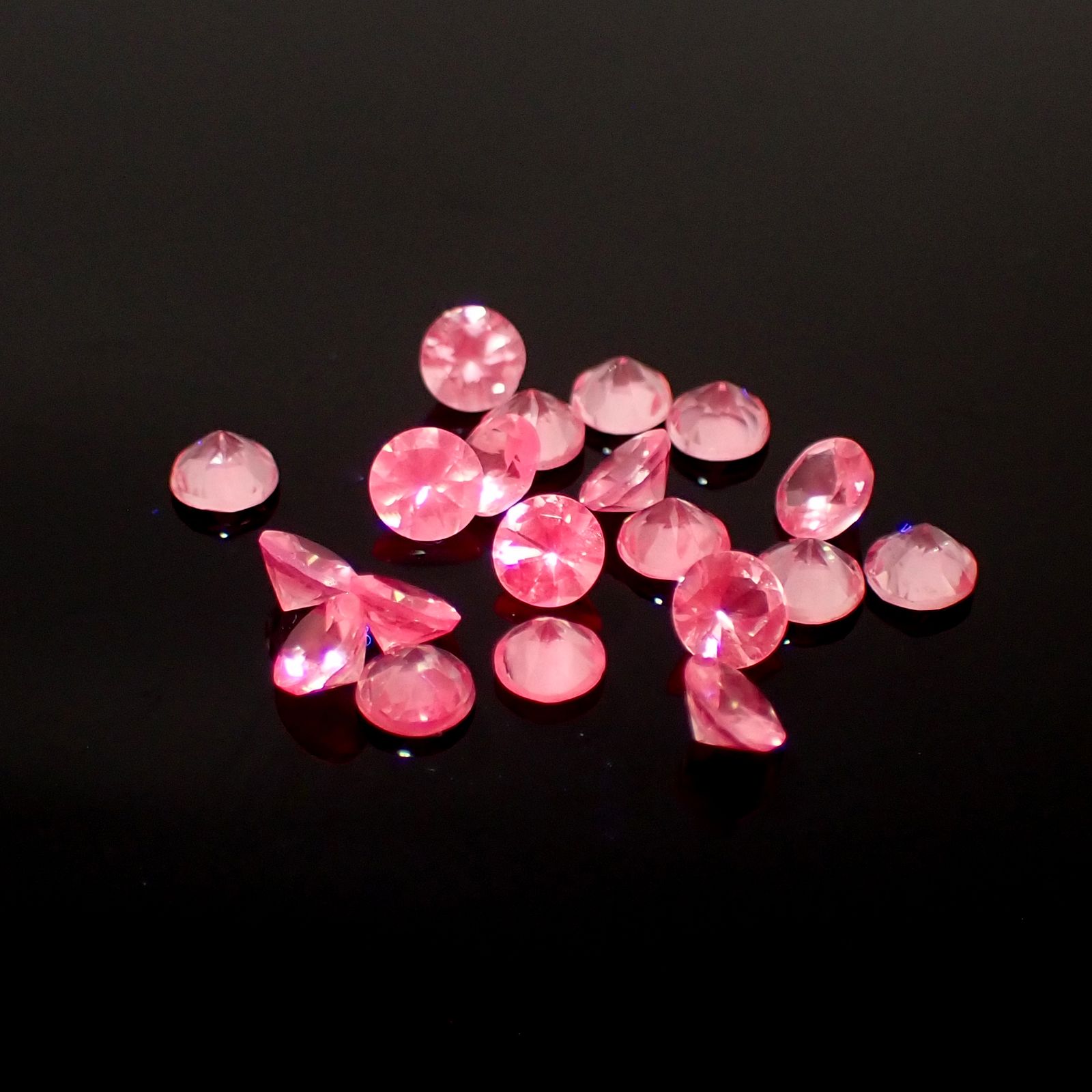 ◆ランダムセレクト-Limited edition-◆<先着20個>シルキーピンクスピネル タンザニア産 約0.16-0.21ct[230722727]3.3-3.5x3.3-3.5mm前後