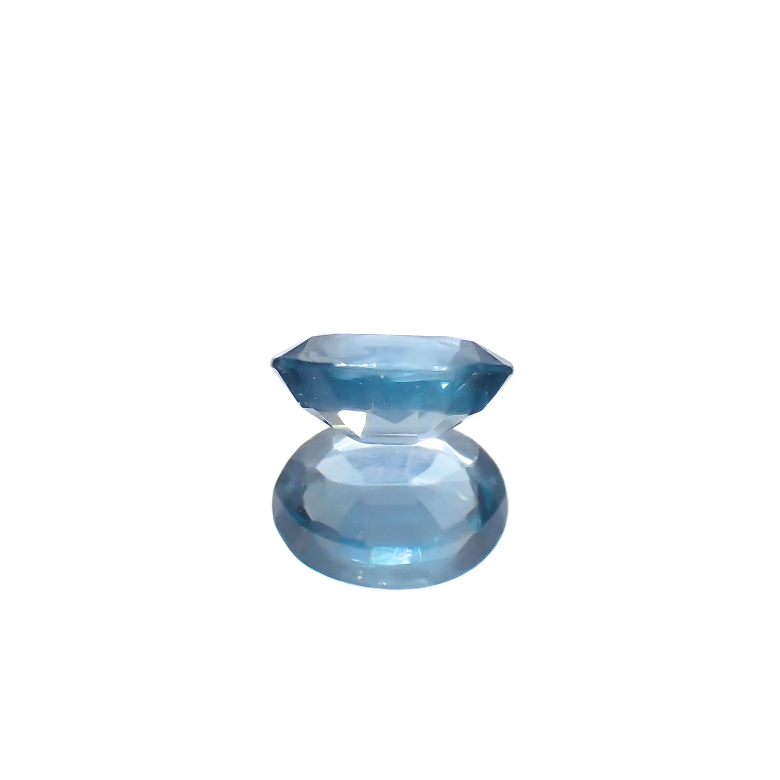 オーシャンブルーカイヤナイト(宝石名カイヤナイト)インド・オリッサ産 0.39ct 識別済[240326694]5.3x4.1mm前後