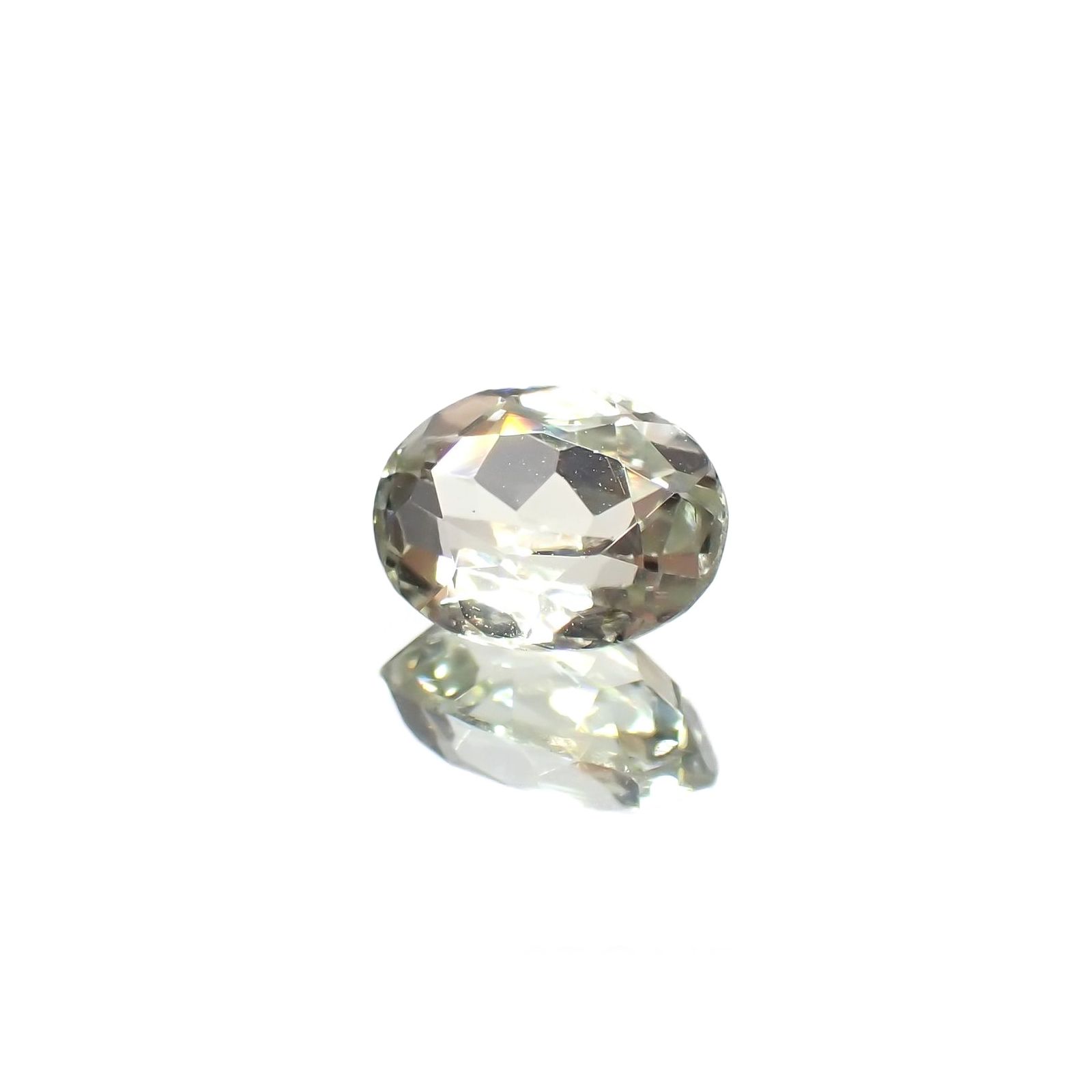 シリマナイト(宝石名シリマナイト)インド産 識別済 1.39ct / 8.1x6mm前後 [221018461]