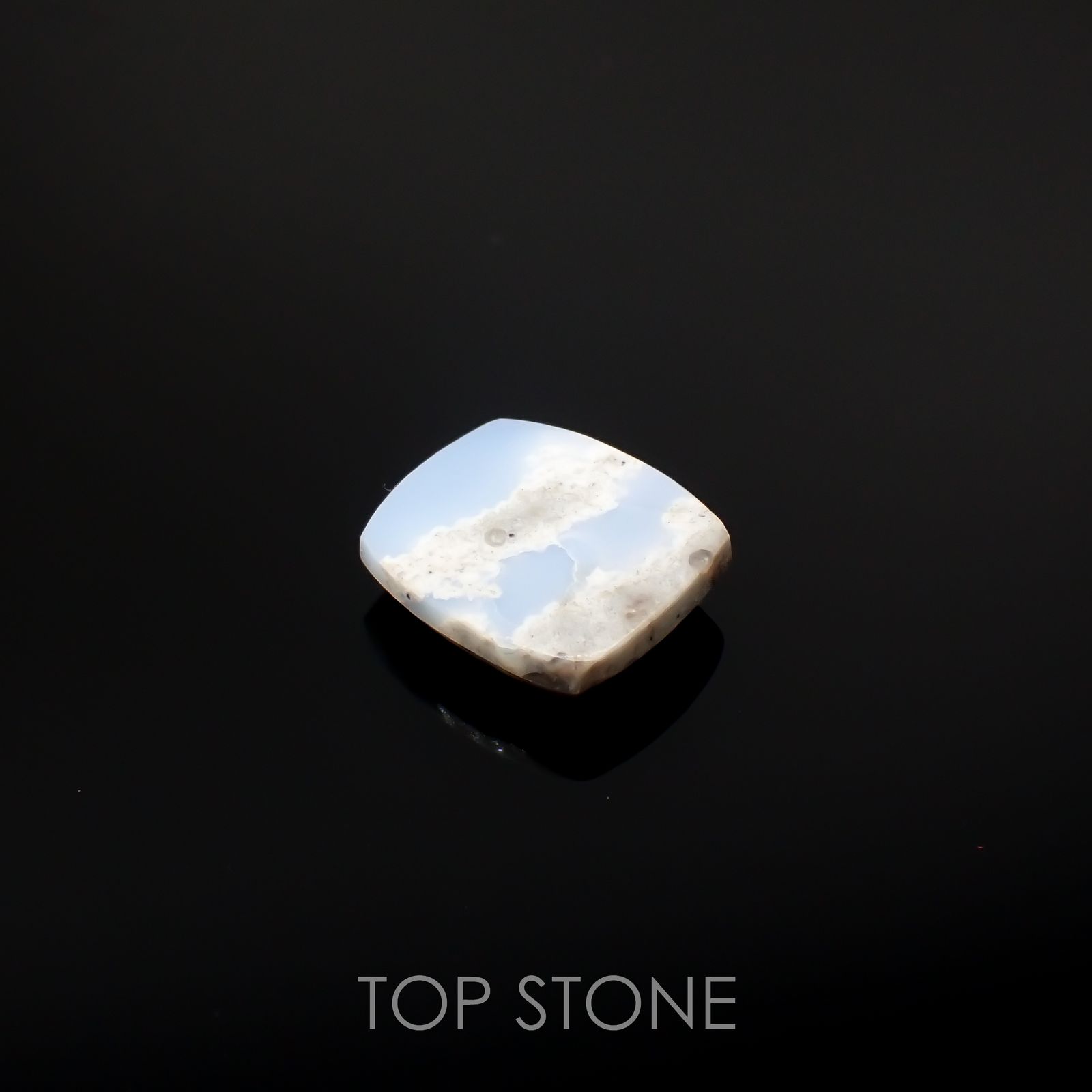 マトリックスブルーオパール アメリカ・オレゴン州産 2.89ct[220917808]10.8x9.4mm前後