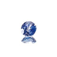 アイスブルーサファイア スリランカ産 0.59ct [250129731]4.9x4.8mm前後