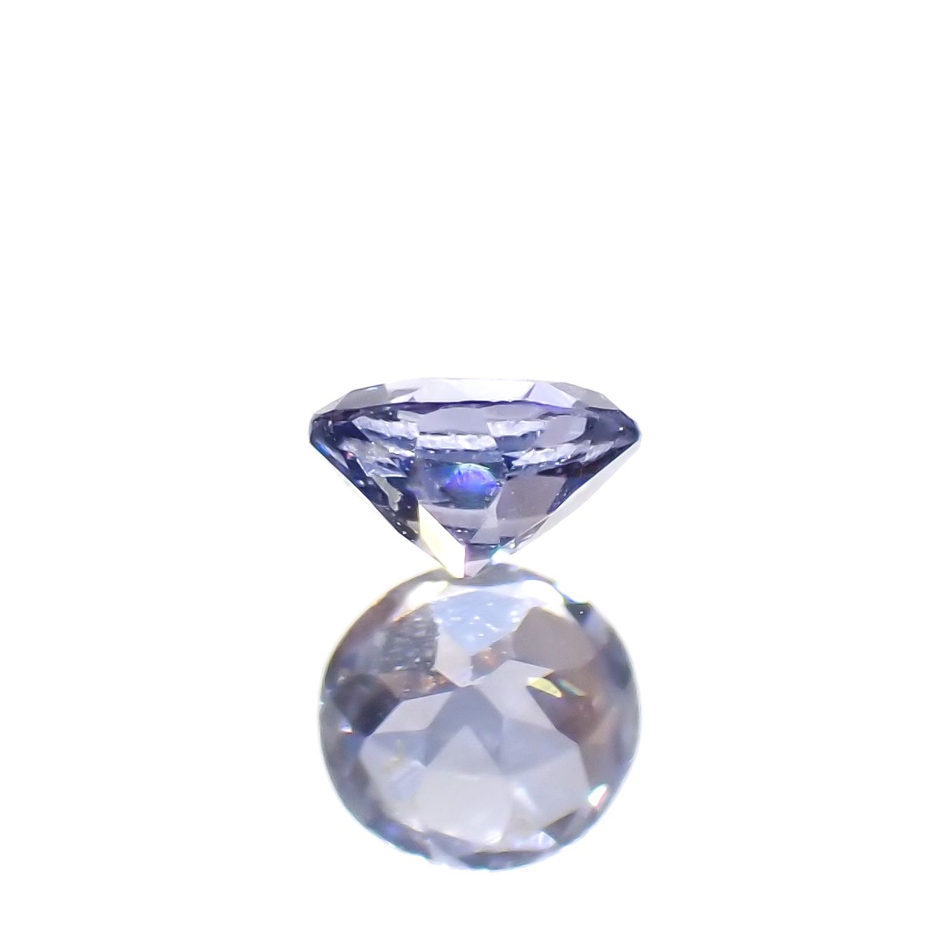 コバルトブルースピネル(宝石名ブルー・スピネル)タンザニア産 0.086ct ソ付(日独)[230622546]2.71x2.82mm前後