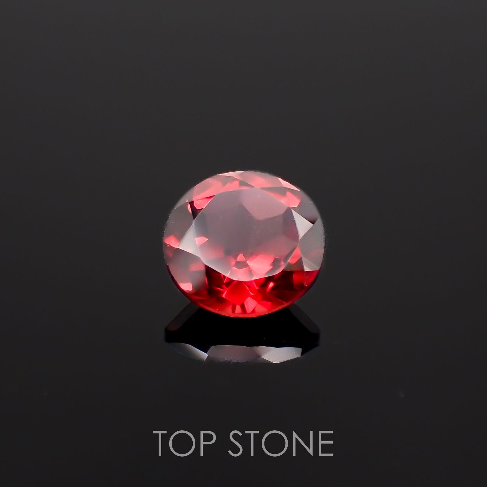パイラルスパイトガーネット モザンビーク産 1.24ct[230120154]6.4x6.4mm前後