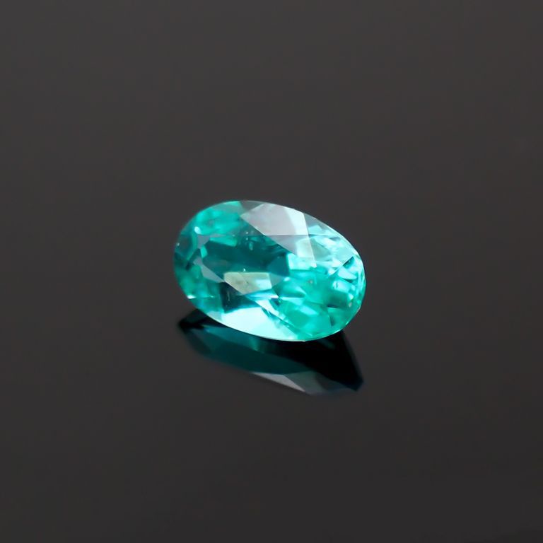 パライバトルマリン(宝石名トルマリン/別名パライバ・トルマリン)ブラジル産 0.08ct 識別済[221018771]3.4x2.2mm前後