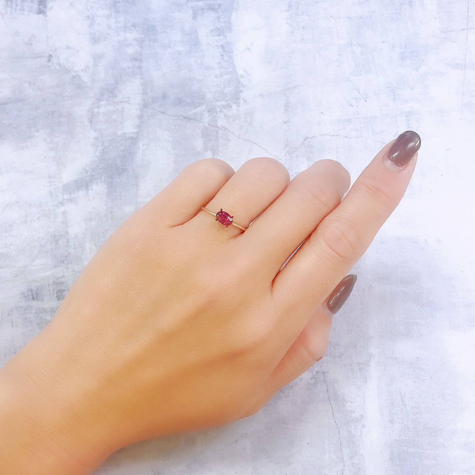 ルベライト ブラジル・ミナスジェライス州産 0.46ct[221018211]5.8x4mm前後