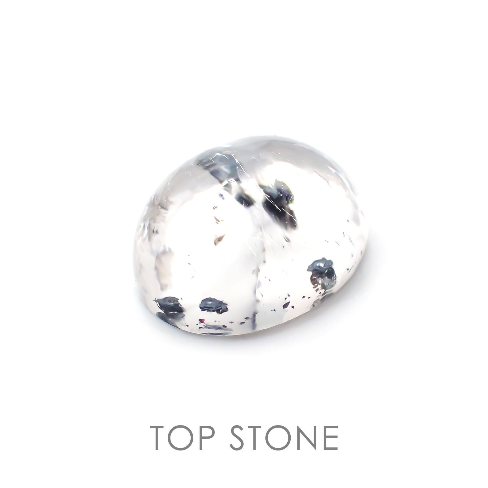 ヘマタイトインクォーツ 中国産 5.95ct[20127993]12.4×9.8mm前後