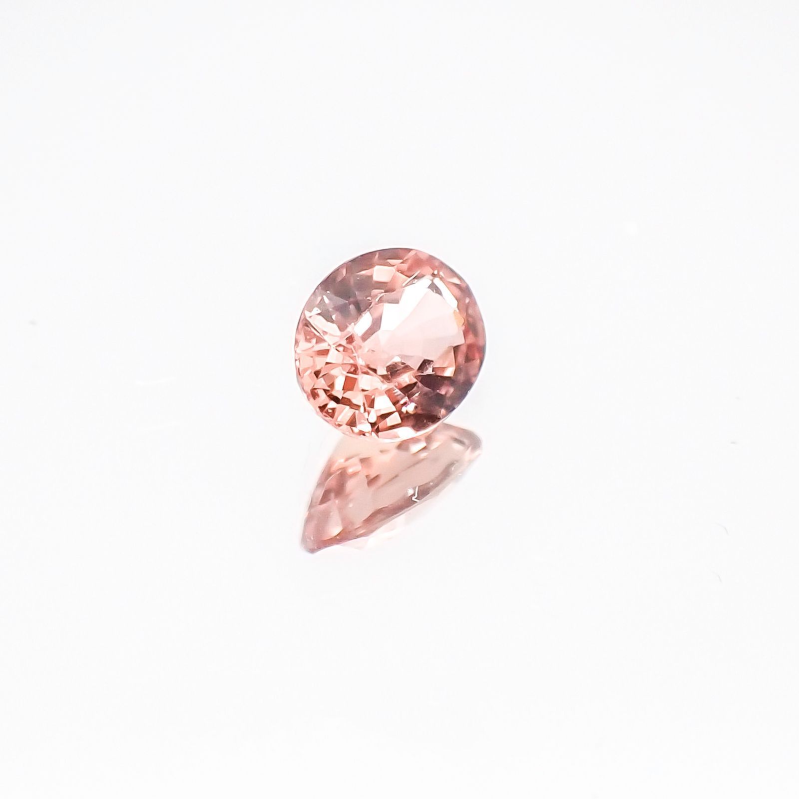 パパラチャサファイア スリランカ産 0.235ct CGL鑑付[20107262]4.1×3.3mm前後