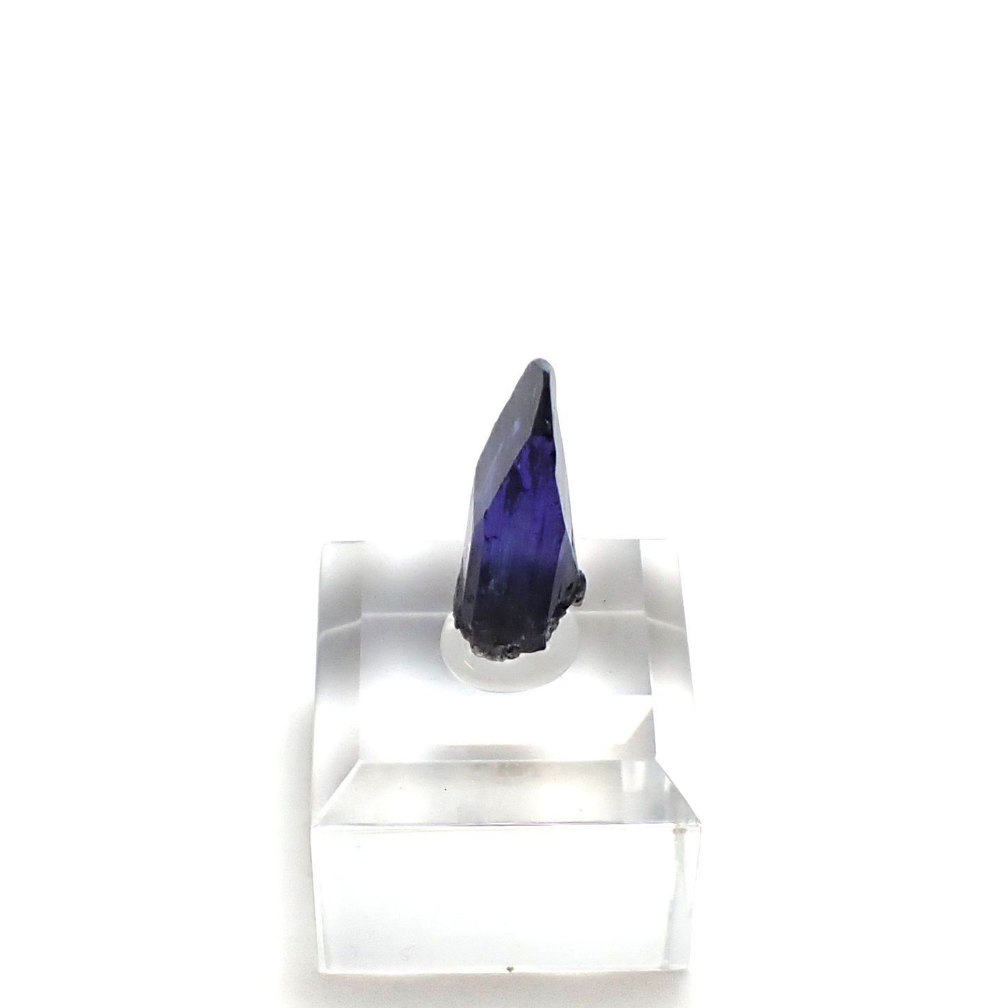 タンザナイト原石 タンザニア産 アクリル台座付き 13.40ct(2.68g) / 6.9x8.2x23.5mm前後 [260632367]