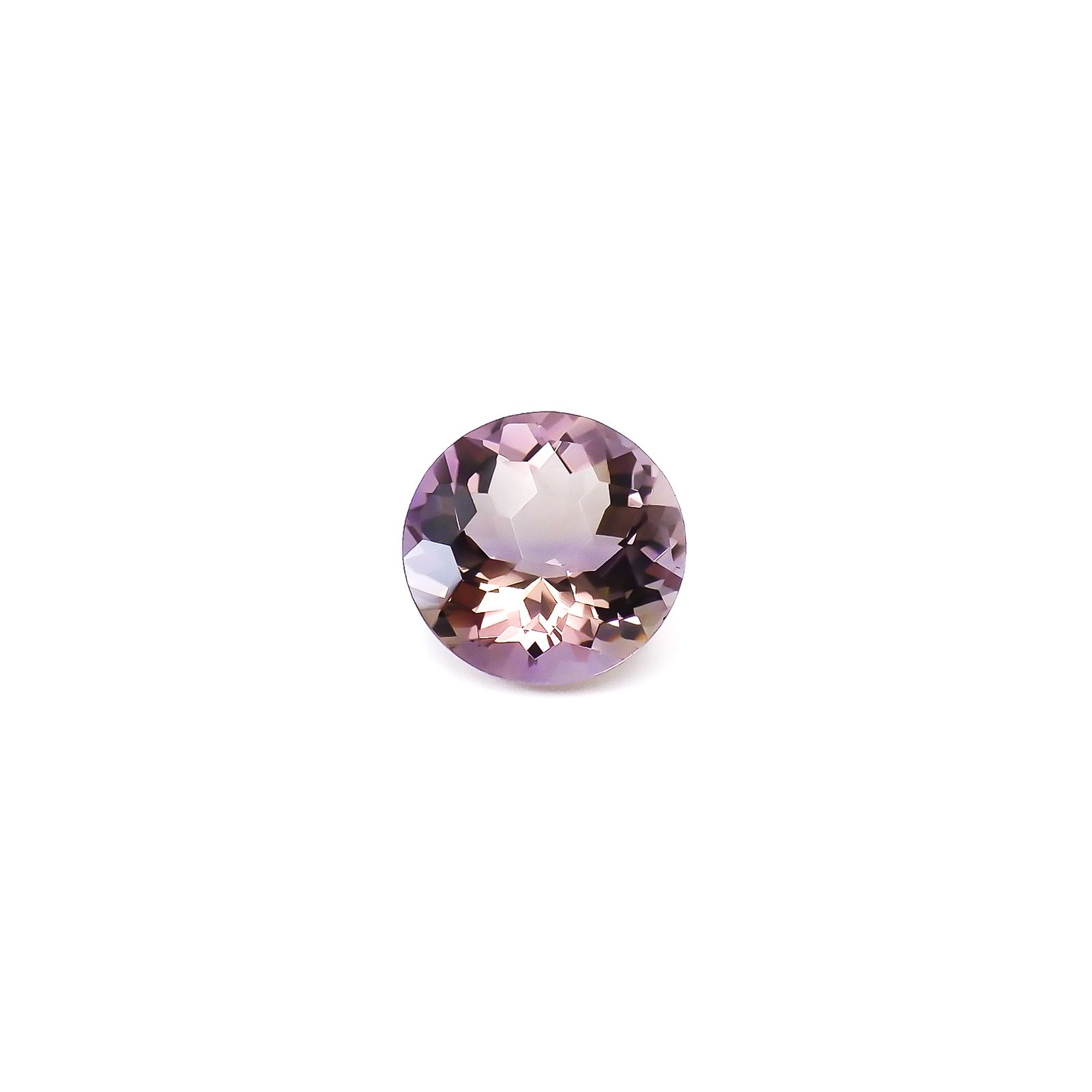 ◇カスタムカット◇アメトリン ブラジル/ボリビア産 10.43ct / 15.2x15.2mm前後 [260632312]