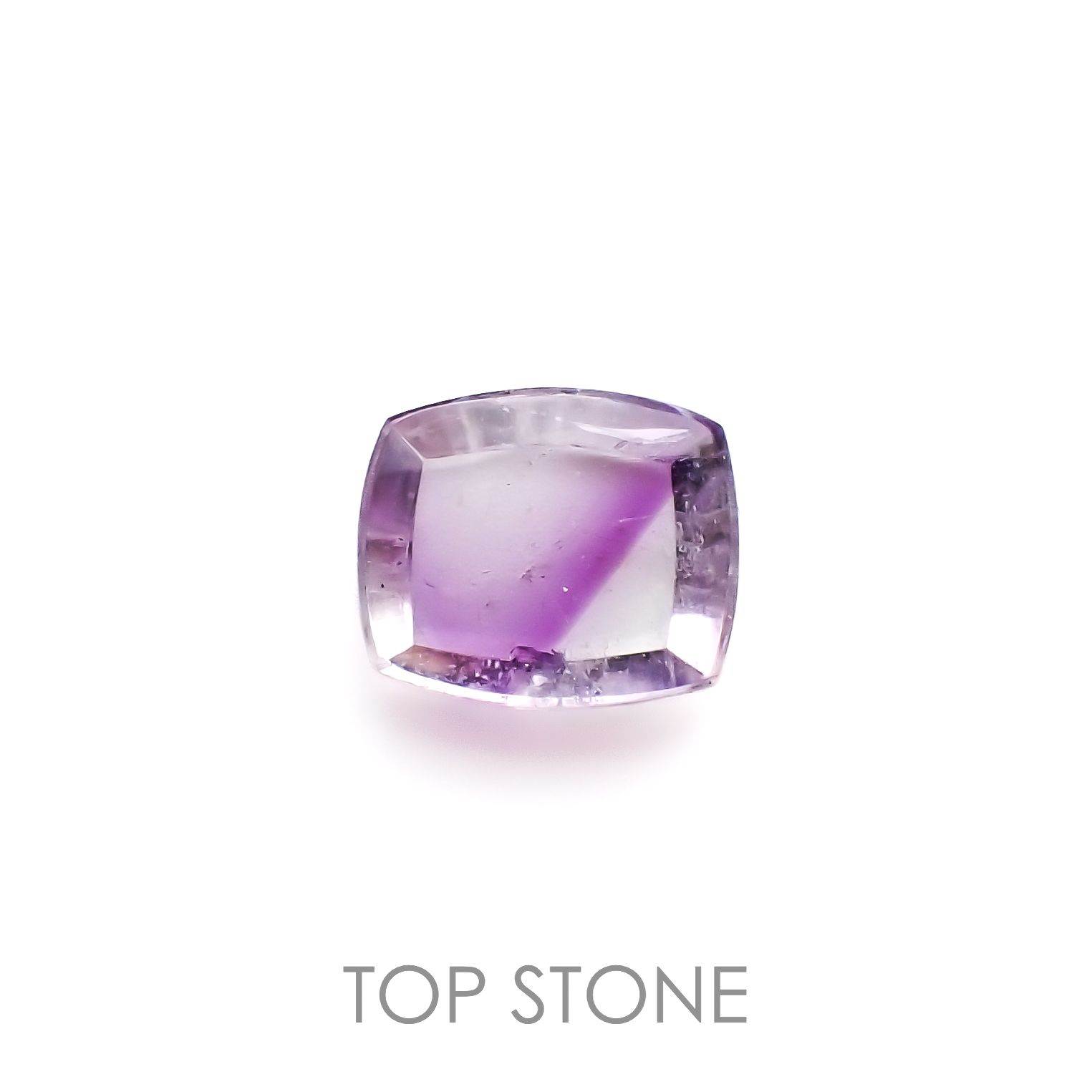 アメジストエレスチャル ブラジル産 5.75ct[230119787]12.8x10.8mm前後