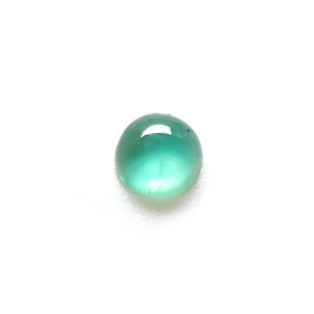 エメラルドキャッツアイ コロンビア産 0.23ct [241229555]3.6x3.5mm前後