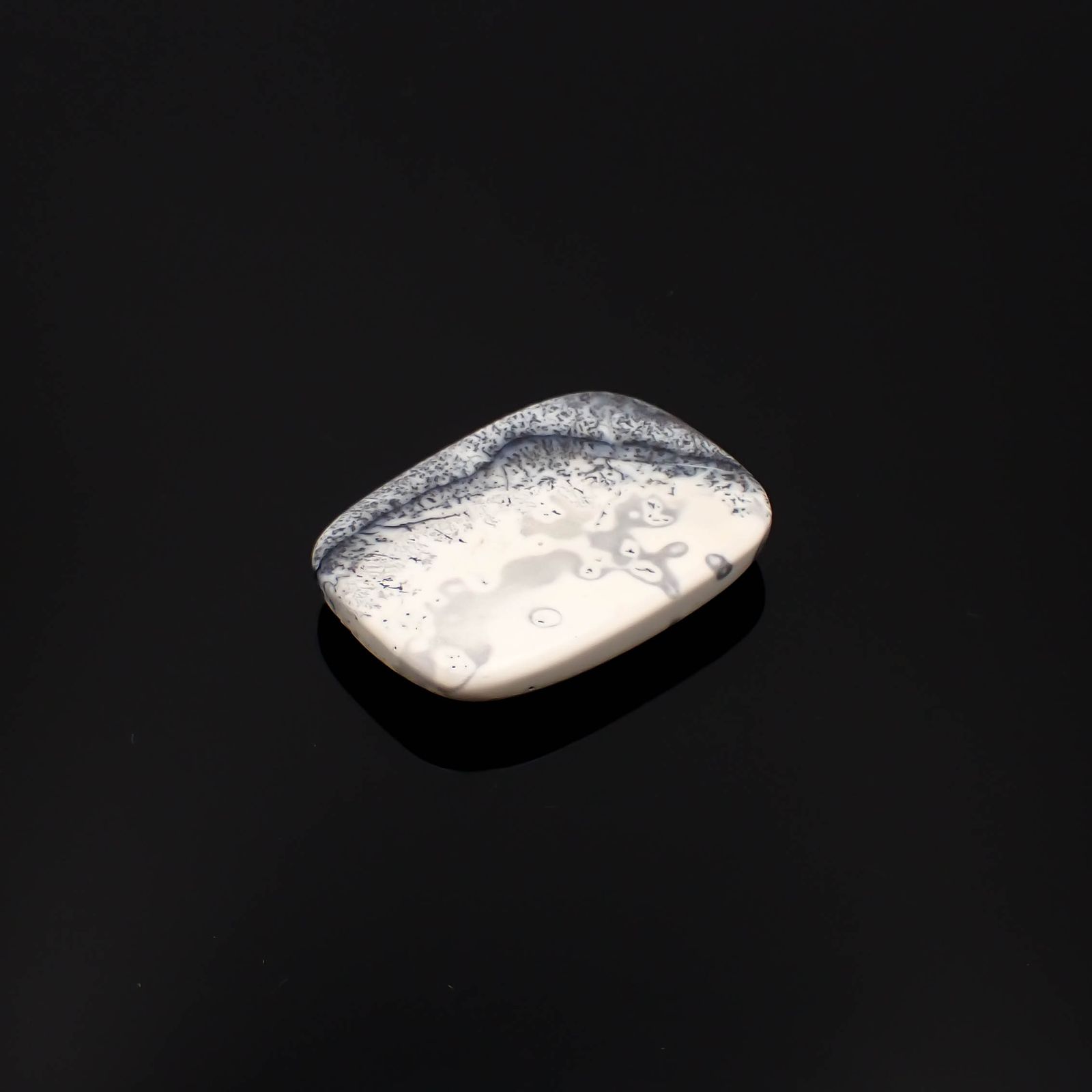 デンドリチックオパール ブラジル産 46.34ct[230722770]34.6x25mm前後