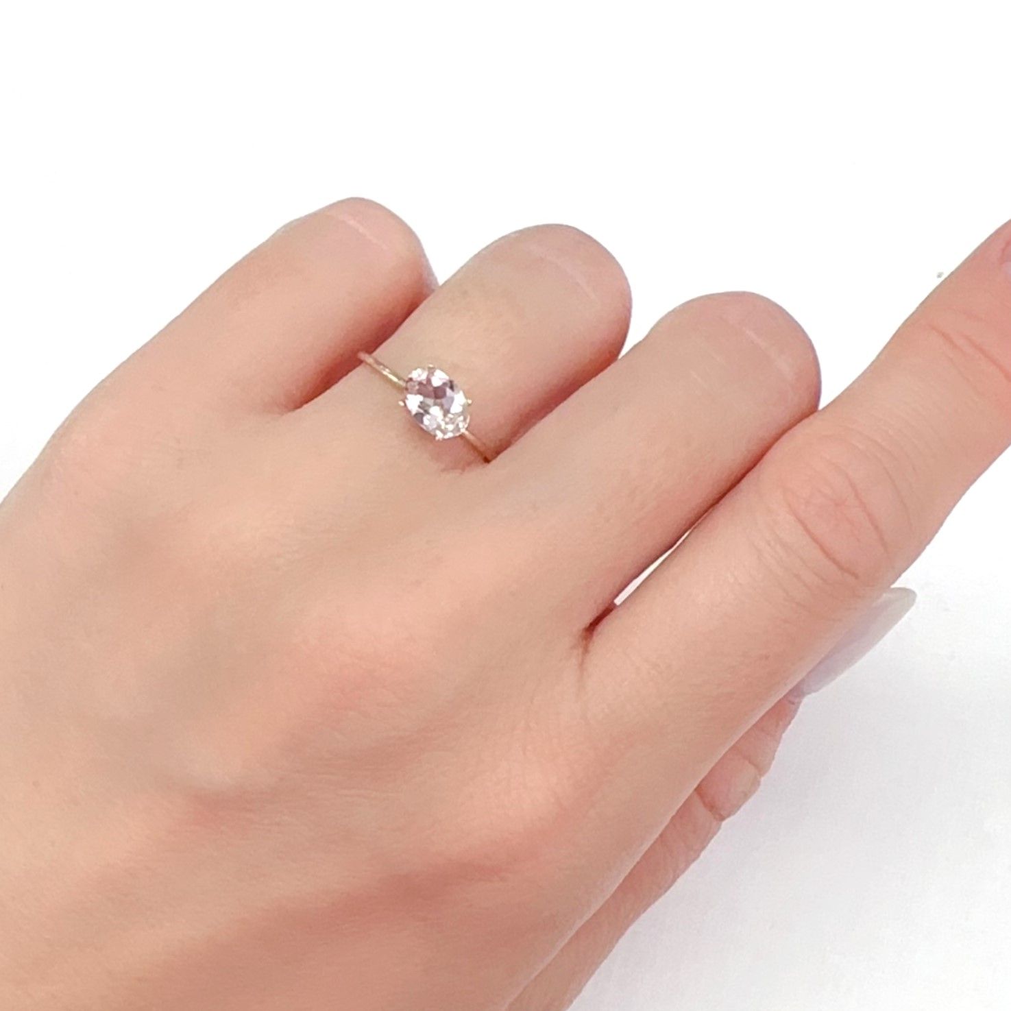 モルガナイト モザンビーク/ブラジル産 0.66ct[240326782]7x5.1mm前後