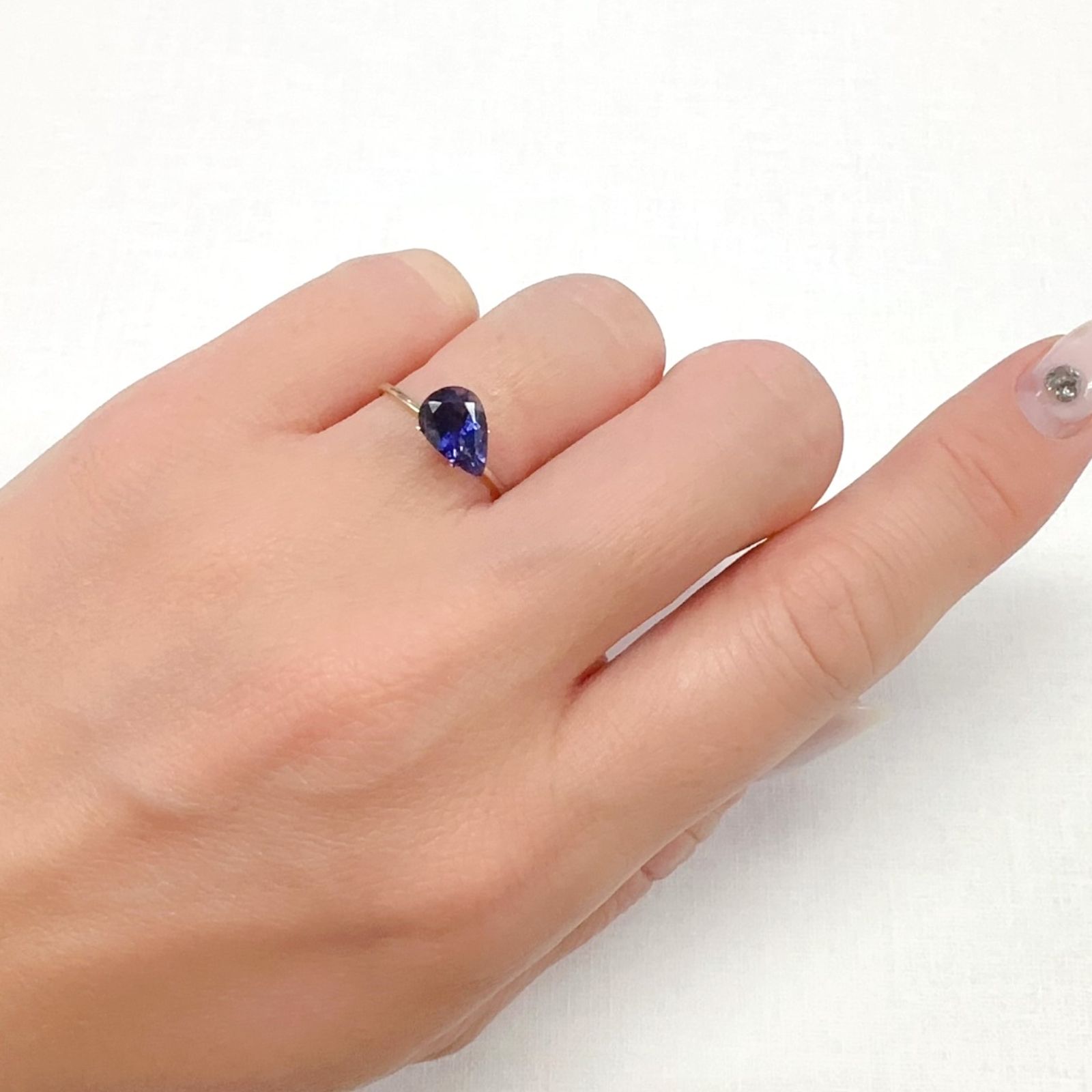 アイオライトサンストーン インド/ブラジル産 1.13ct[231224586]8.8x6mm前後