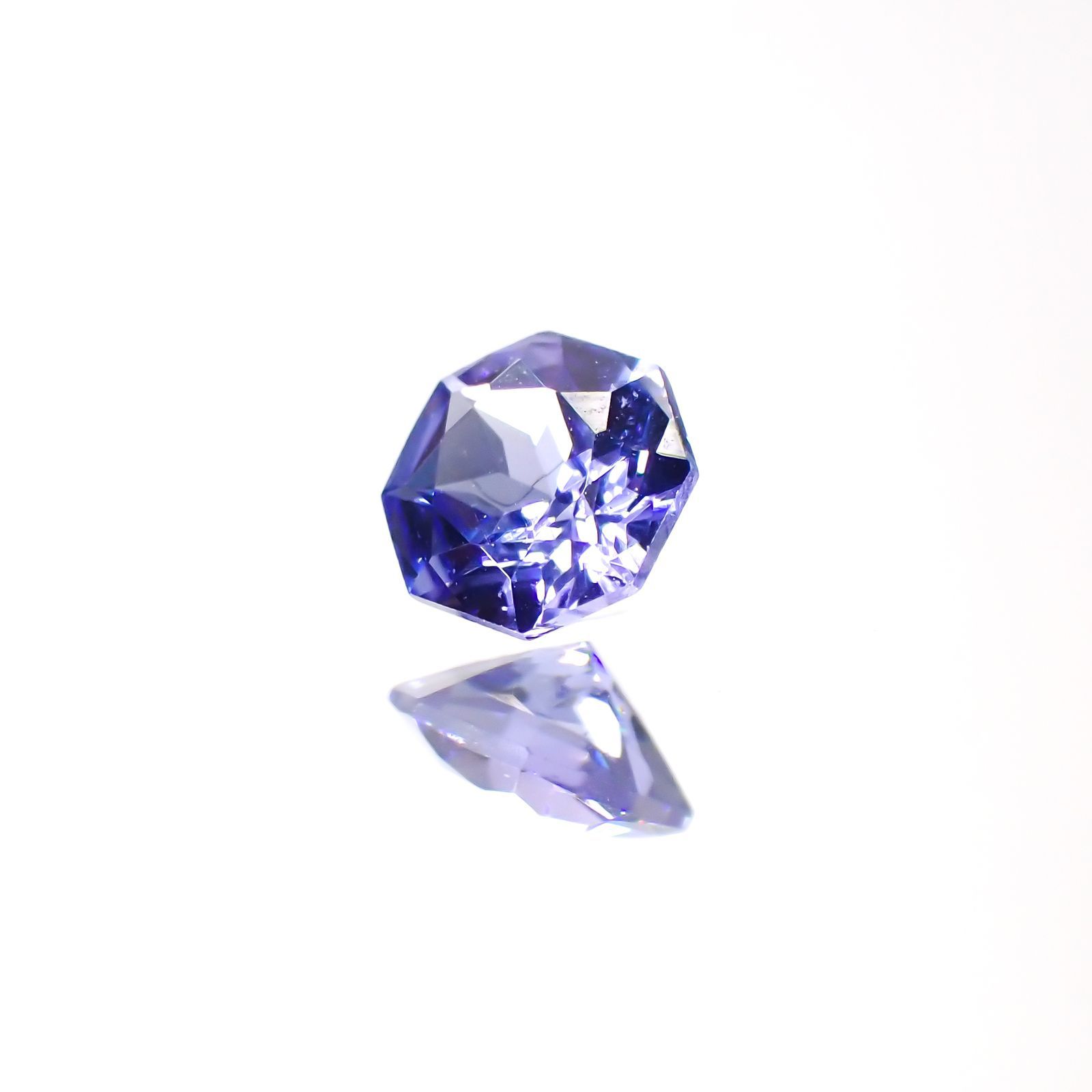 ◇オクタゴンカット◇タンザナイト(宝石名タンザナイト)タンザニア産 0.27ct 識別済[220113847]4.1x4mm前後