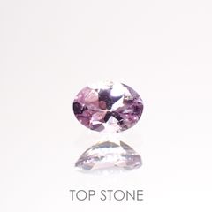 ピンクゾイサイト(宝石名ピンク・ゾイサイト)タンザニア産 0.19ct 識別済[220114941]4.2x3.1mm前後