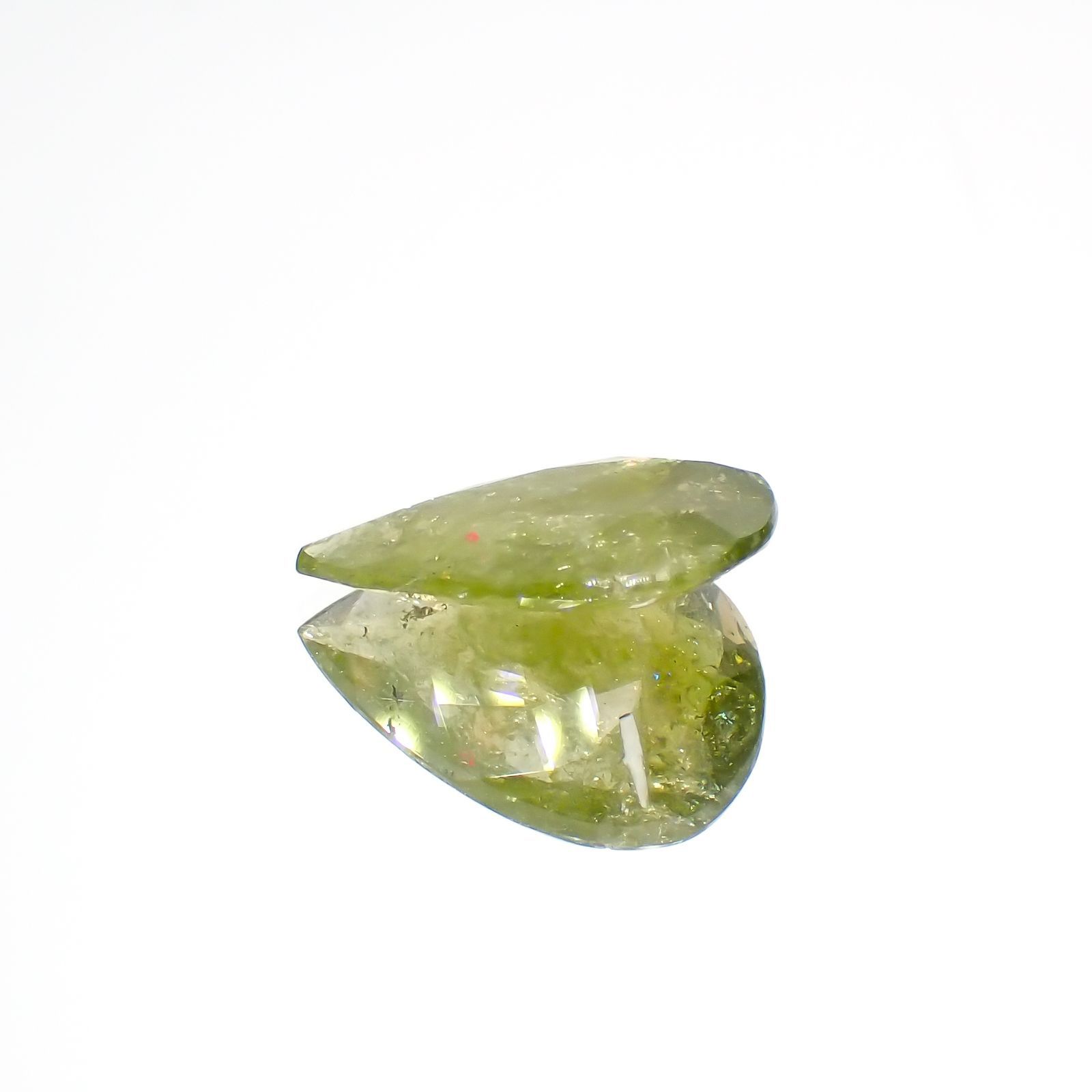 イリデッセンスクロムトルマリン(宝石名トルマリン)ケニア産 5.47ct 識別済[221119088]16.7x12.6mm前後