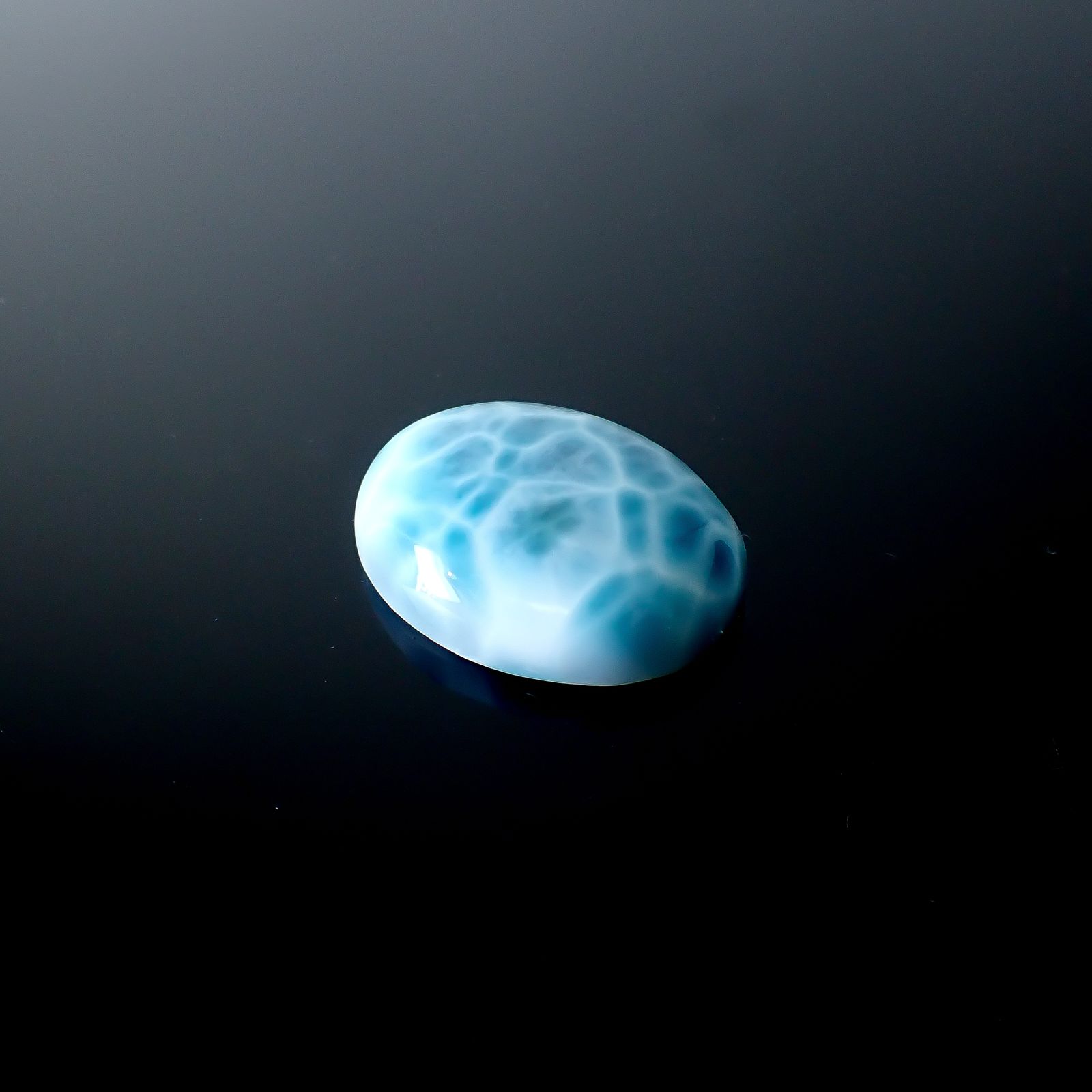 ラリマー ドミニカ共和国産 65.83ct / 31.9x24.1mm前後 [250630553]