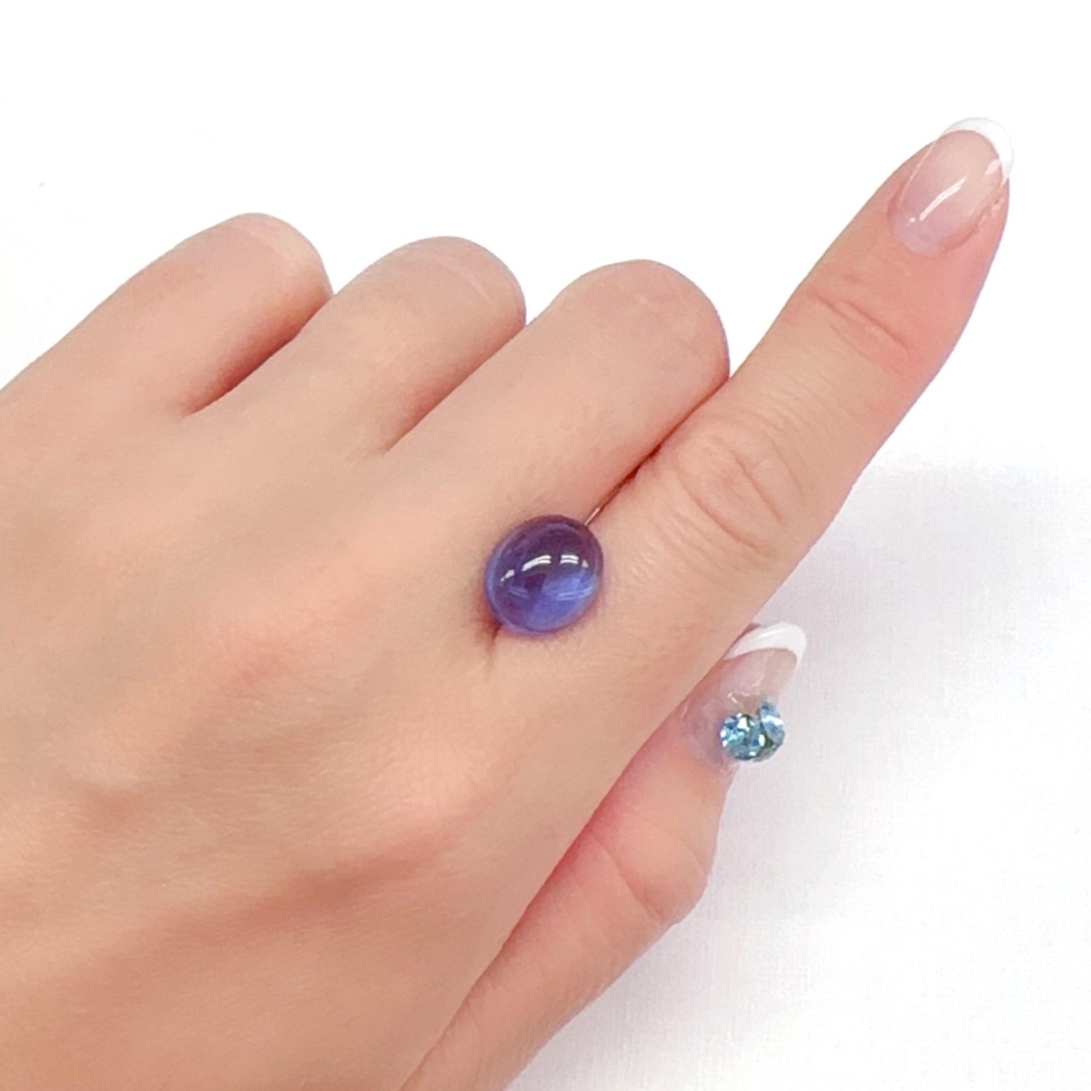 カラーチェンジフローライト ブラジル産 5.95ct[240326733]12.1x10mm前後