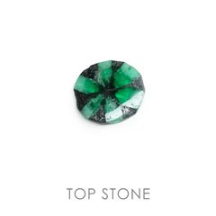 トラピッチェエメラルド コロンビア産 原石・結晶 0.37ct[19111535]6.9×6.4mm前後