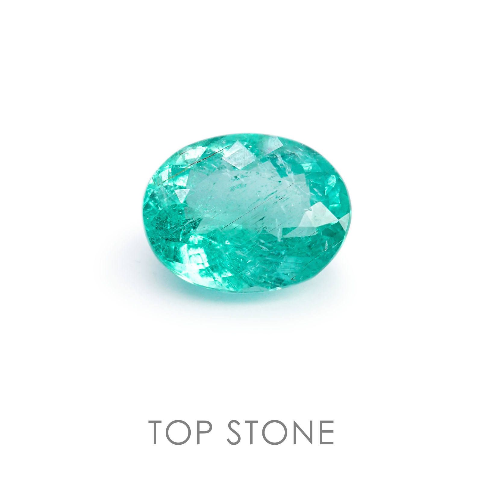 パライバトルマリン モザンビーク産 4.52ct[19111767]11.7×9.3mm前後