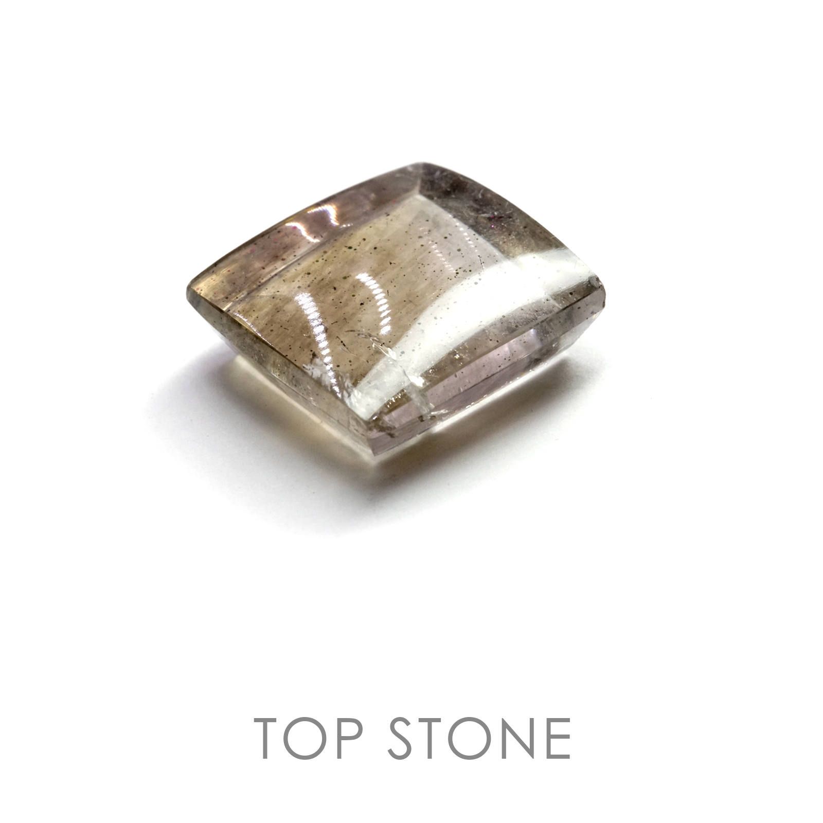 ティンカーベルクォーツ ブラジル産 12.80ct[19111650]15.3×14.6mm前後