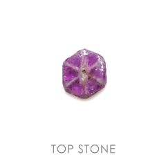 トラピッチェルビー ビルマ産 原石・結晶 0.15ct[19111532]3.1×3.2mm前後