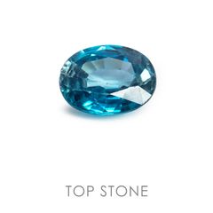 ブルージルコン カンボジア産 ルース 1.91ct[19111577]7.9×6.1mm前後