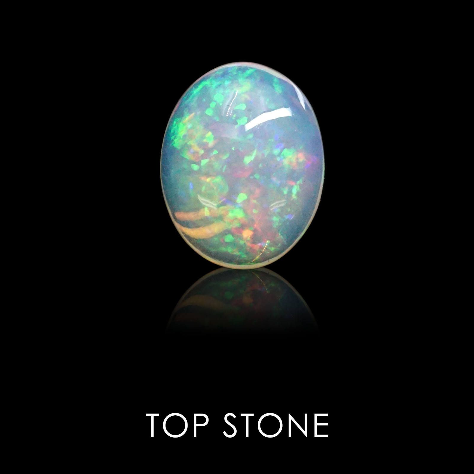 エチオピアンオパール エチオピア産 ルース 4.09ct[19111855]14×11mm前後