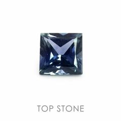 ◇プリンセスカット◇ゴールドシーンサファイア ケニア産 ルース 0.33ct[20021969]3.6×3.6mm前後