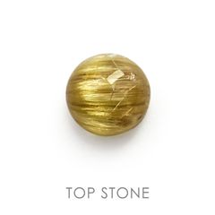 ルチルクォーツ ブラジル産 ルース 1.38ct[20021936]7×7mm前後