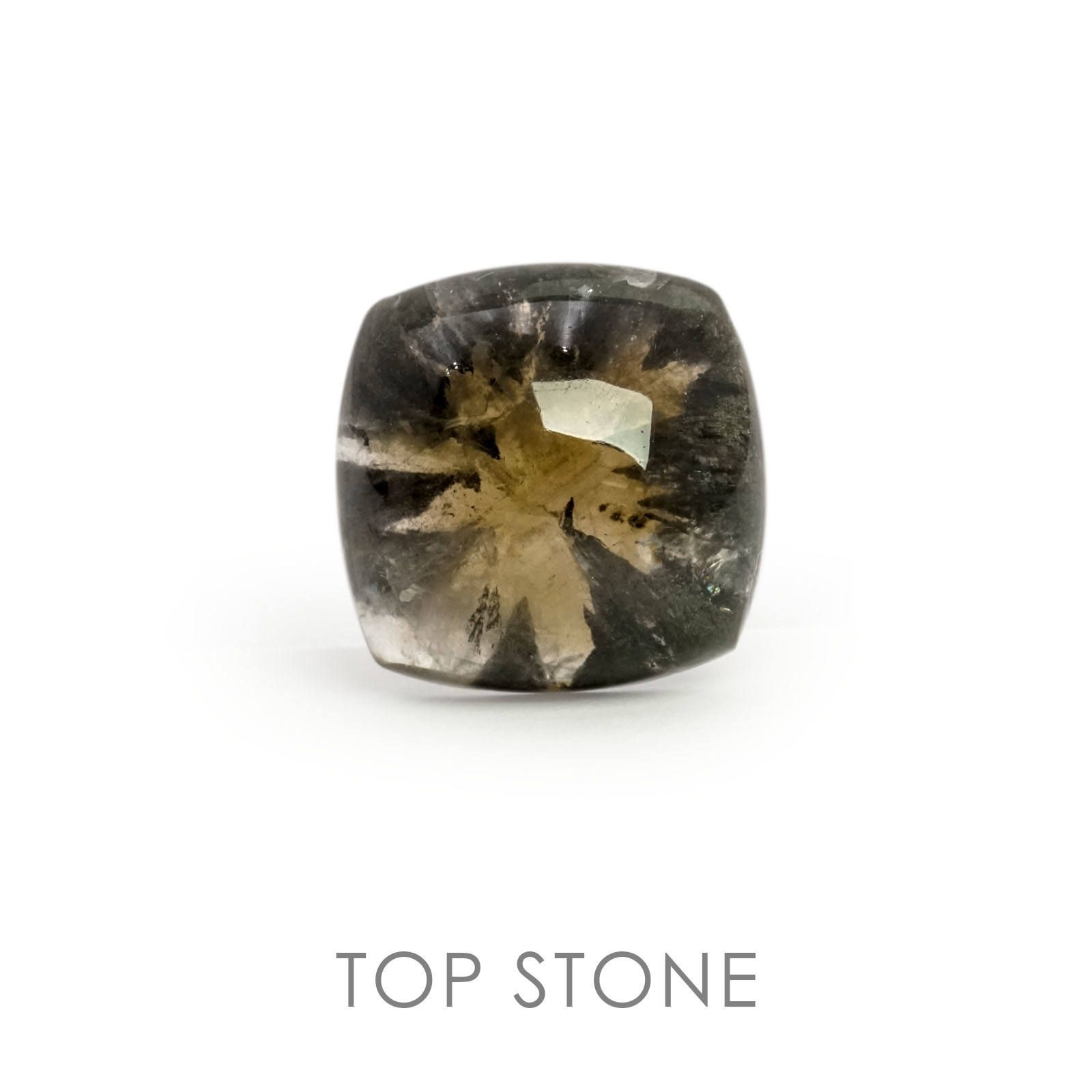 トラピッチェアメトリン ミナスジェライス ブラジル産 ルース(偏光板2枚付き) 14.50ct[20021949]15.1×15.7mm前後