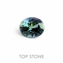 ゴールドシーンサファイア ケニア産 ルース 0.36ct[20021973]4.5×3.8mm前後