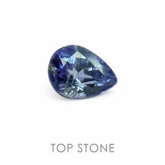 ゴールドシーンサファイア ケニア産 ルース 0.55ct[20021972]5.7×4.4mm前後