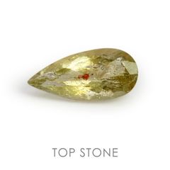 インペリアルトパーズ(宝石名イエロー・トパーズ) ブラジル産 3.630ct ソ付(彩珠)[20021944]14.7×6.7mm前後