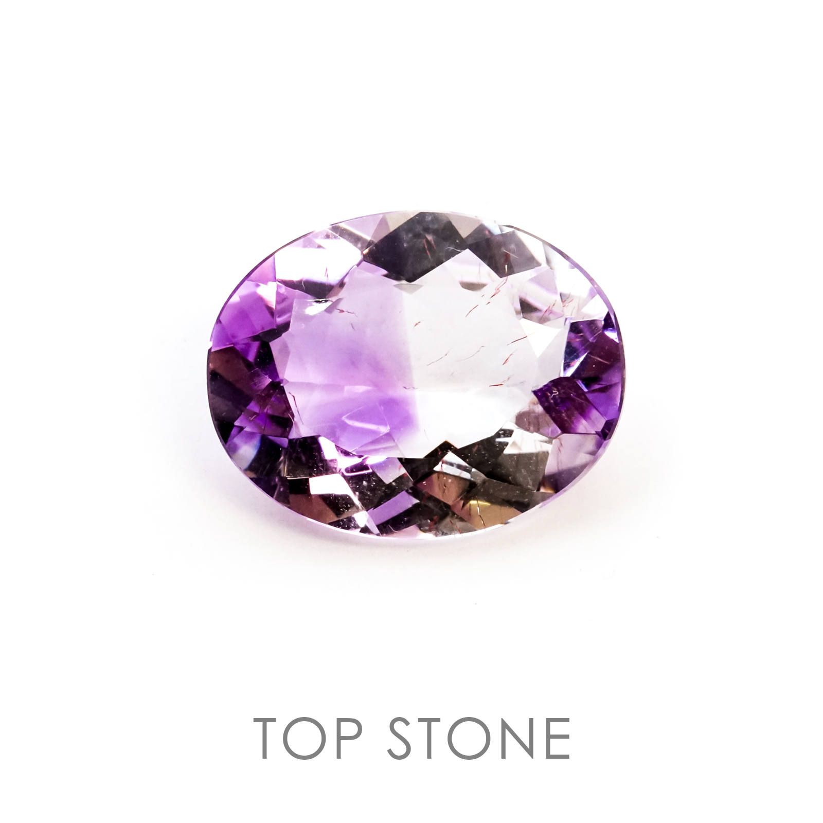 アワーグラスアメジスト モロッコ産 ルース 8.62ct[20021986]16.7×13.2mm前後