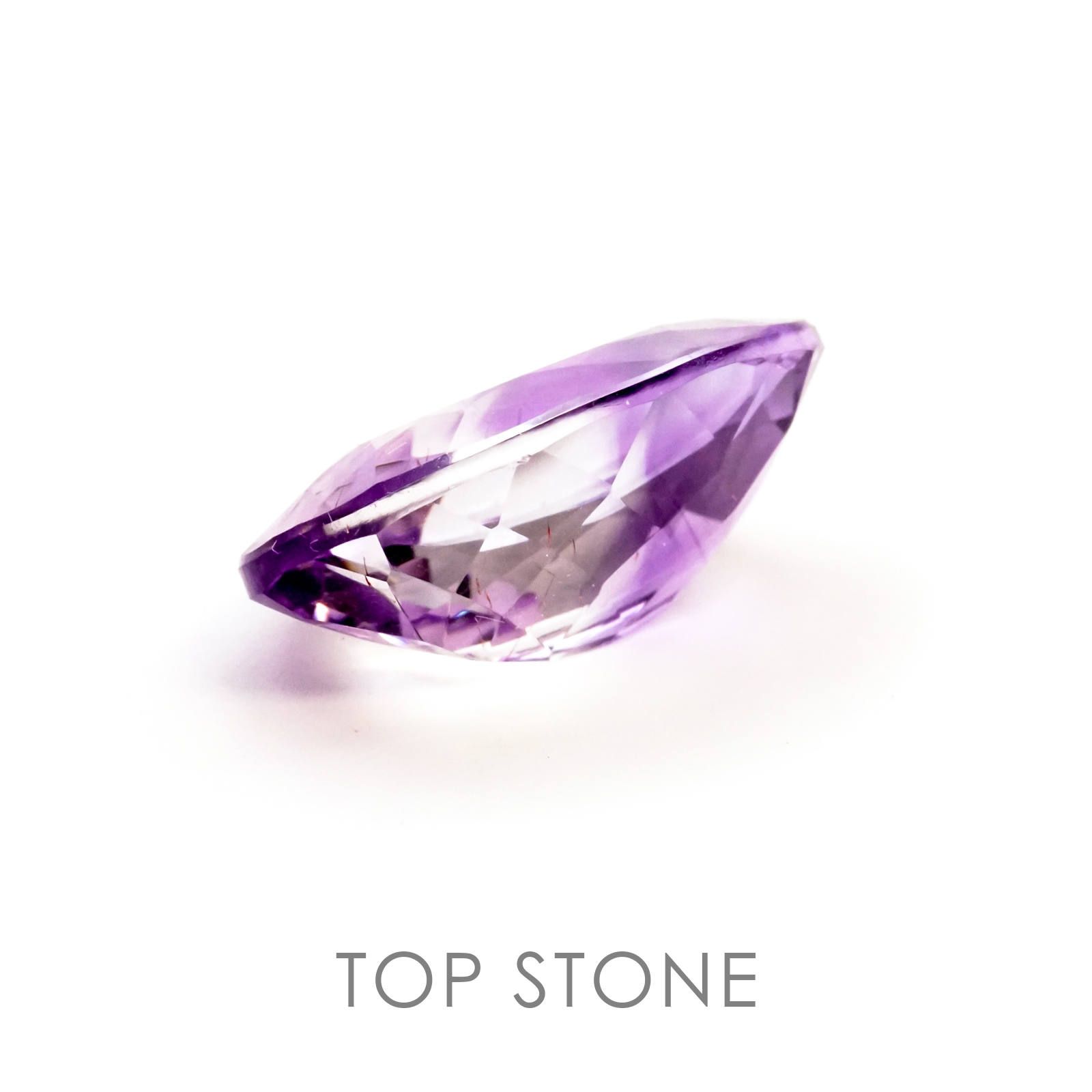 アワーグラスアメジスト モロッコ産 ルース 8.62ct[20021986]16.7×13.2mm前後