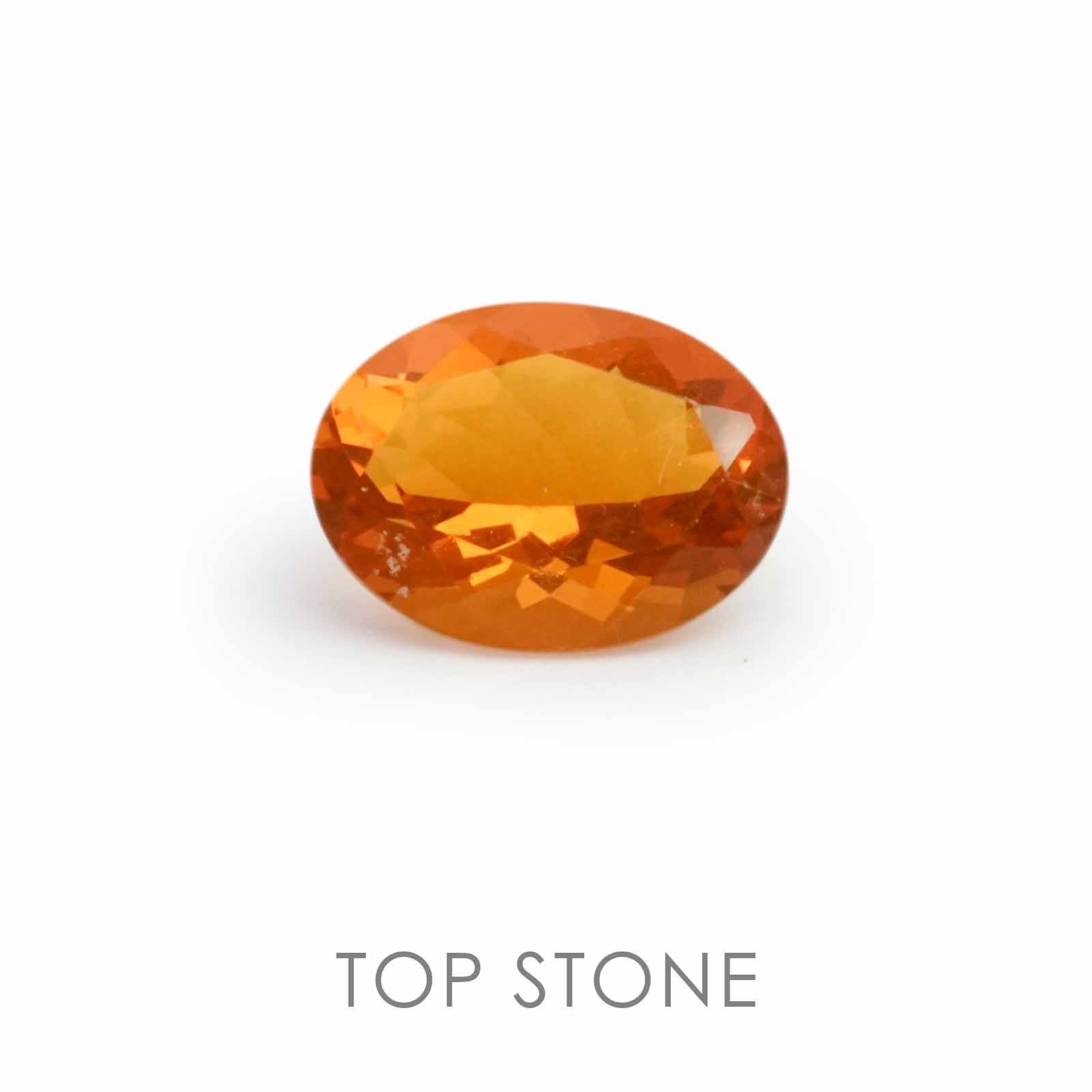 ファイヤーオパール メキシコ産 ルース 0.89ct[20021968]8×6mm前後