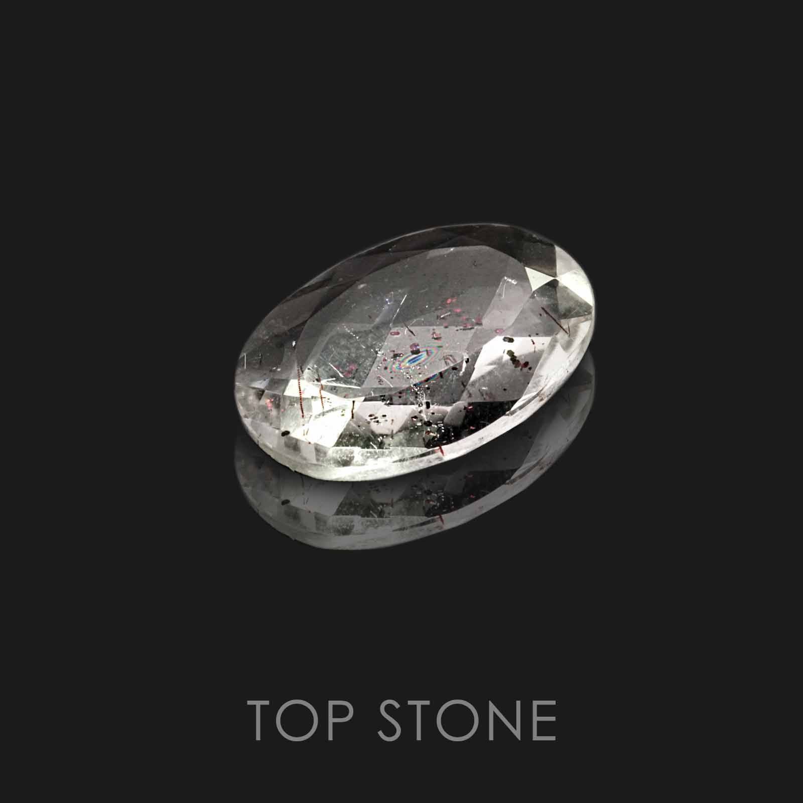 ティンカーベルクォーツ(ピンクファイヤークォーツ) ブラジル産 ルース 4.28ct[20032087]14.8×10.8mm前後