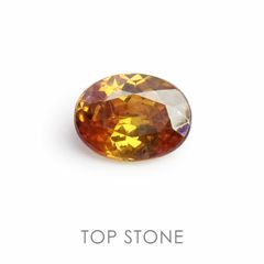 スファレライト スペイン産 ルース 0.63ct[20032044]6.2×4.9mm前後