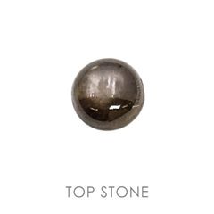 ゴールドシーンスターサファイア(宝石名シーン・スター・サファイア) ケニア産 0.54ct 識別済[20042232]4.2×4.2mm前後