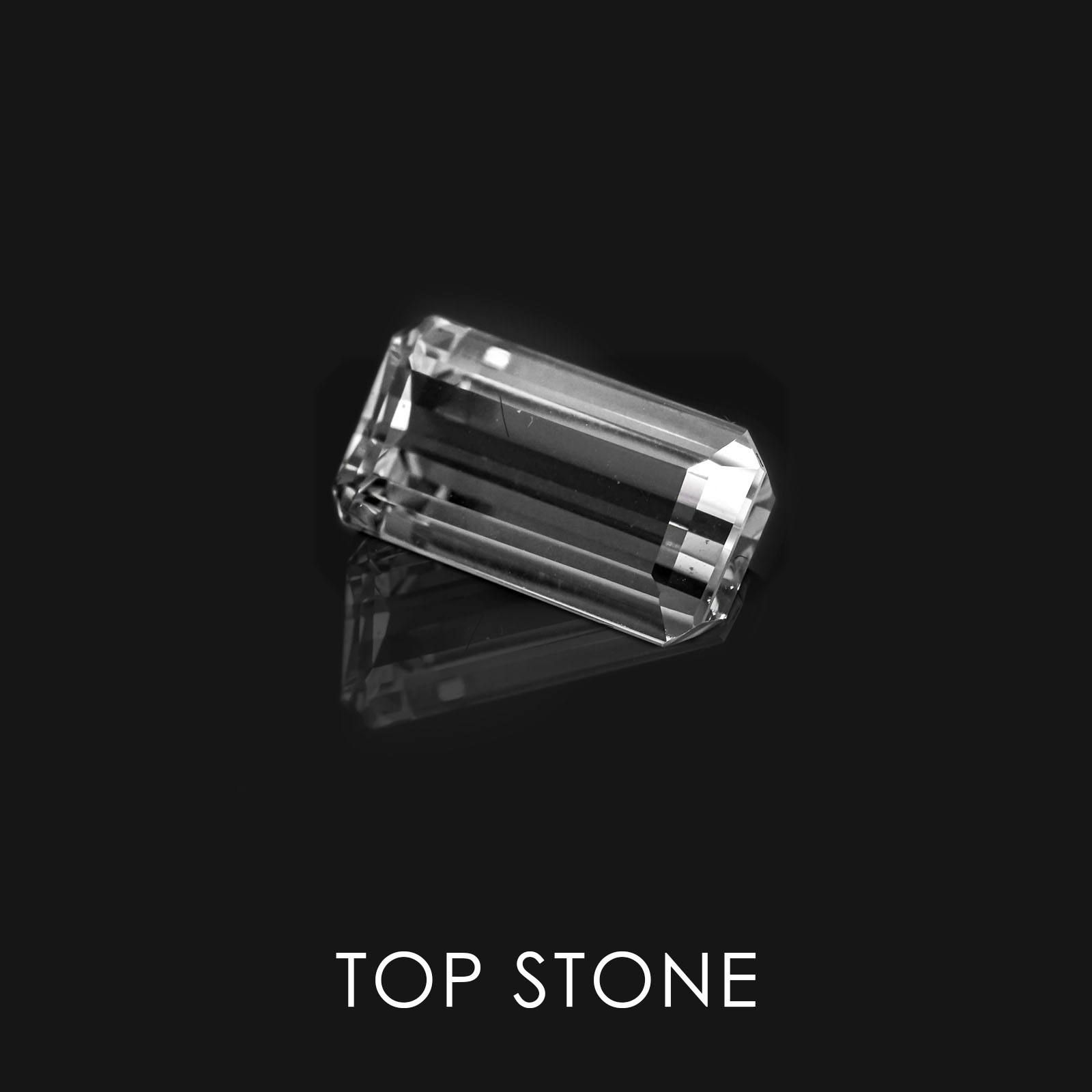 フェナカイト(宝石名ホワイト・フェナカイト) ブラジル産 2.782ct ソ付(彩珠)[20042194]11.1×6mm前後