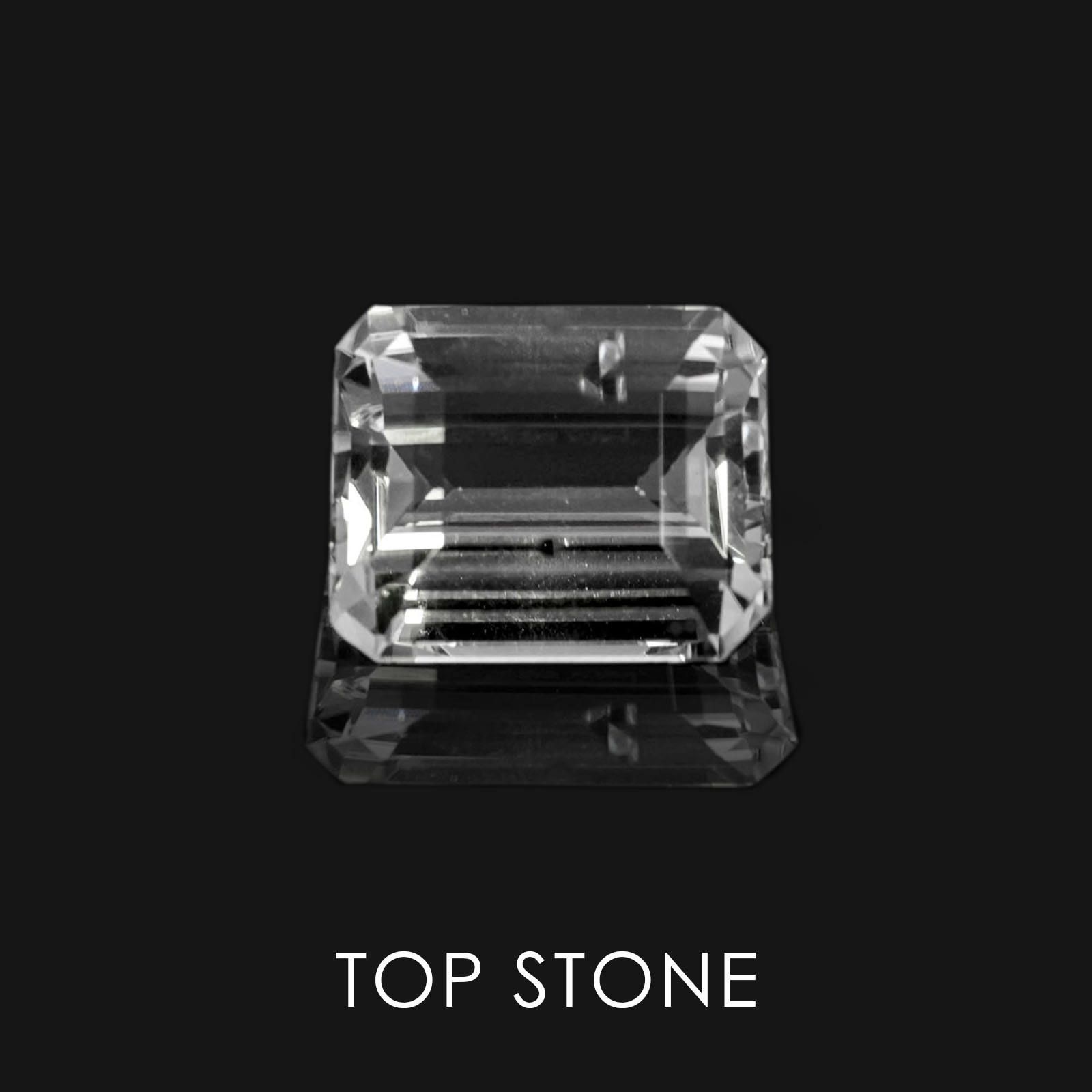 フェナカイト(宝石名ホワイト・フェナカイト) ブラジル産 7.769ct ソ付(彩珠)[20042193]13.4×11.2mm前後